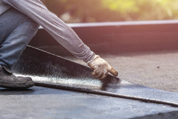 Professional Waterproofing technician working in Sycamore, IL